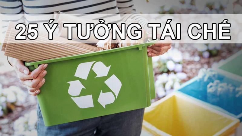 Hình ảnh minh họa các vật liệu tái chế phổ biến có thể dùng để làm đồ chơi cho mèo tại nhà như hộp giấy, vải vụn, lõi giấy, chai nhựa.