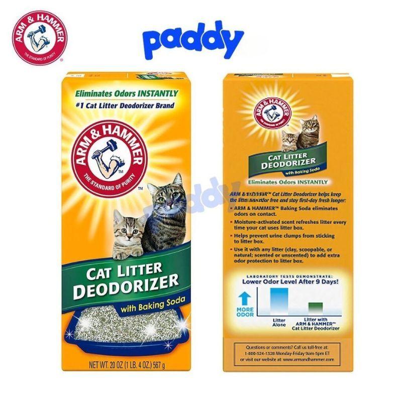 Khử mùi hôi từ khay cát mèo với baking soda