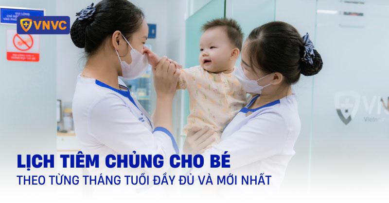 Mot bieu do hoac lich trinh truc quan ve cac mui tiem phong can thiet cho cho con theo tung tuan tuoi